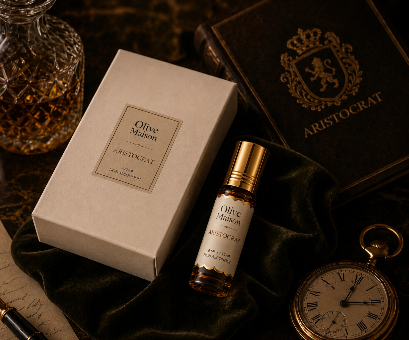 Aristocrat Attar 6ml for Men & Women | Long Lasting Luxury Perfume Oil | Alcohol-Free Premium Fragrance Roll-On