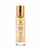 Misk Rijali Attar 6ml for Men | Long Lasting Fresh White Musk Perfume Oil | Alcohol-Free Premium Fragrance Roll-On