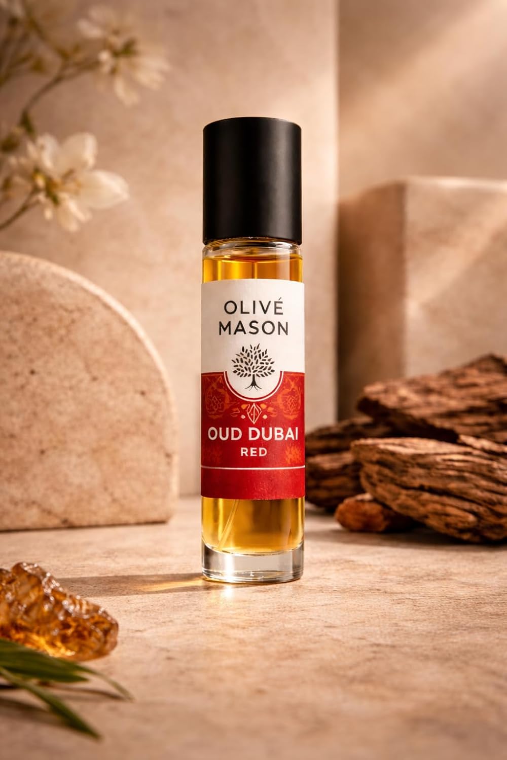 Oud Dubai Attar 6ml Roll On Perfume Oil | Long Lasting Rich Arabic Oud Fragrance | Alcohol-Free Premium Attar for Men & Women