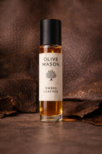 Ombre Leather Attar 6ml Roll On | Long Lasting Alcohol-Free Perfume Oil | Premium Leather Fragrance for Men & Women
