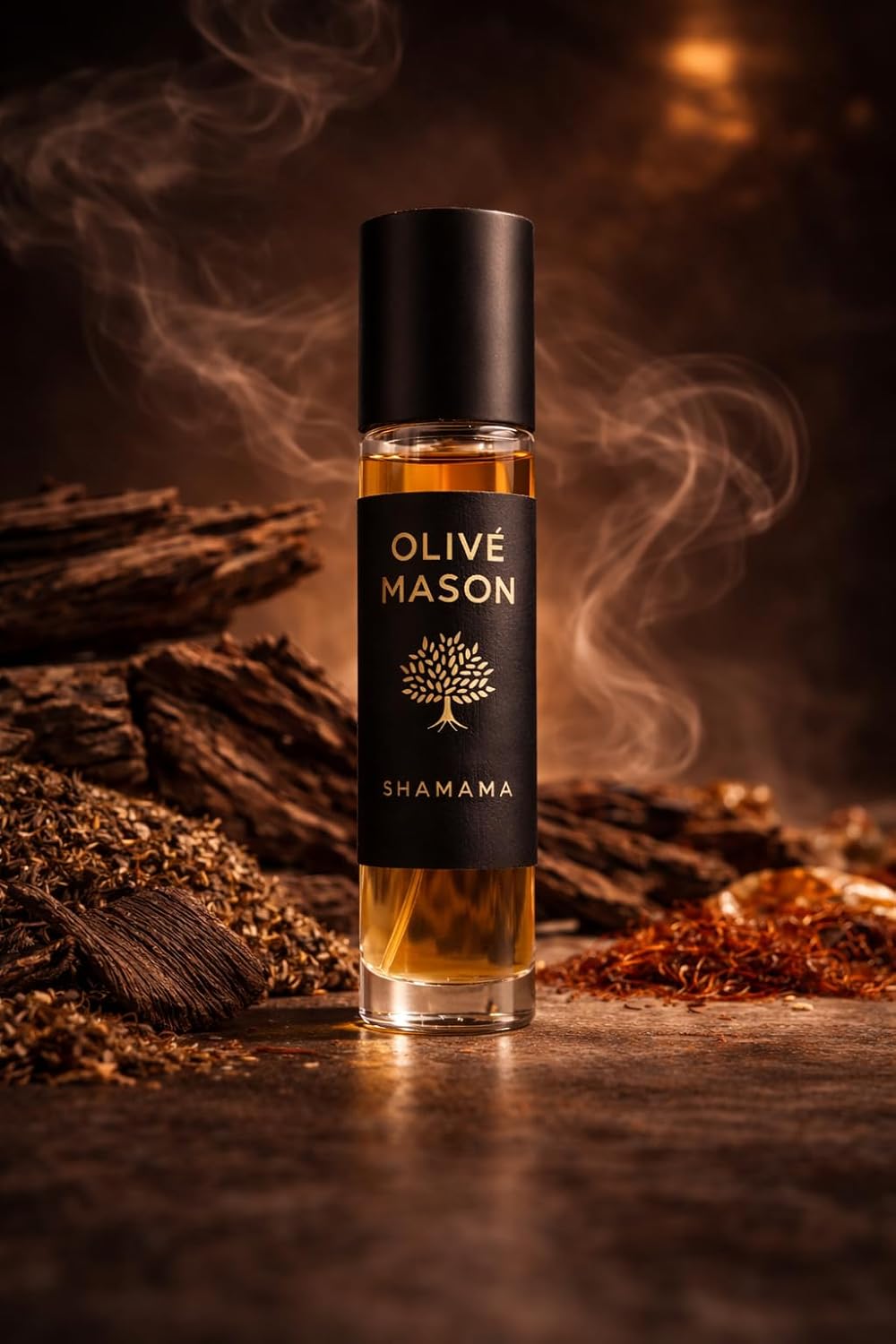 Shamama Attar 6ml Roll On Perfume Oil | Long Lasting Traditional Indian Attar | Alcohol-Free Warm Spicy Herbal Fragrance for Men & Women