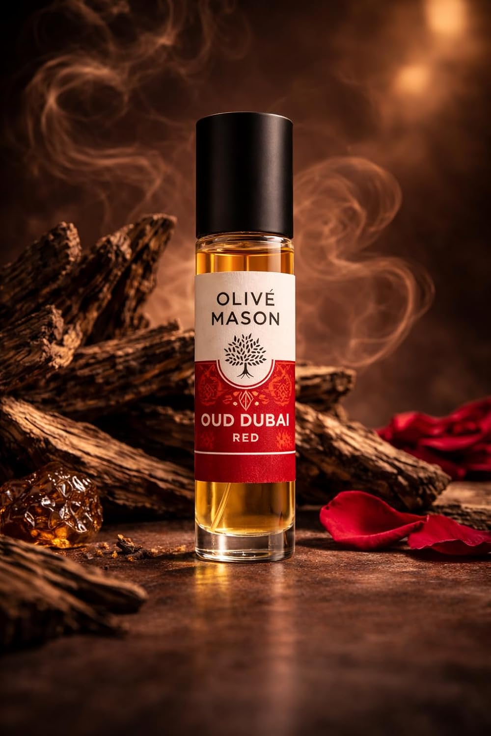 Oud Dubai Attar 6ml Roll On Perfume Oil | Long Lasting Rich Arabic Oud Fragrance | Alcohol-Free Premium Attar for Men & Women