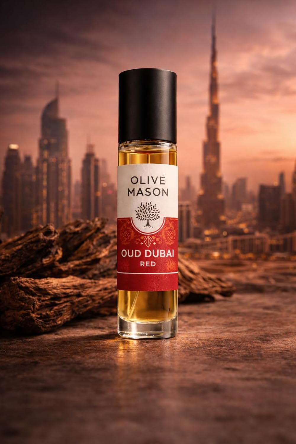Oud Dubai Attar 6ml Roll On Perfume Oil | Long Lasting Rich Arabic Oud Fragrance | Alcohol-Free Premium Attar for Men & Women