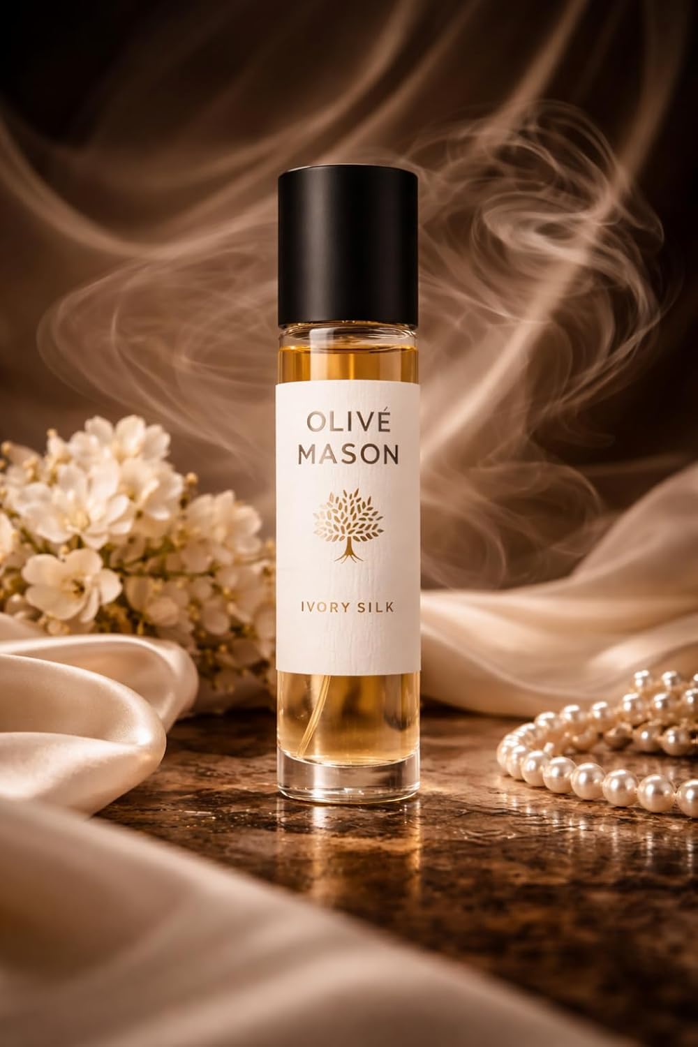 Ivory Silk Attar 6ml Roll On Perfume Oil | Long Lasting Soft Musky Floral Fragrance | Alcohol-Free Premium Creamy Smooth Attar for Men & Women