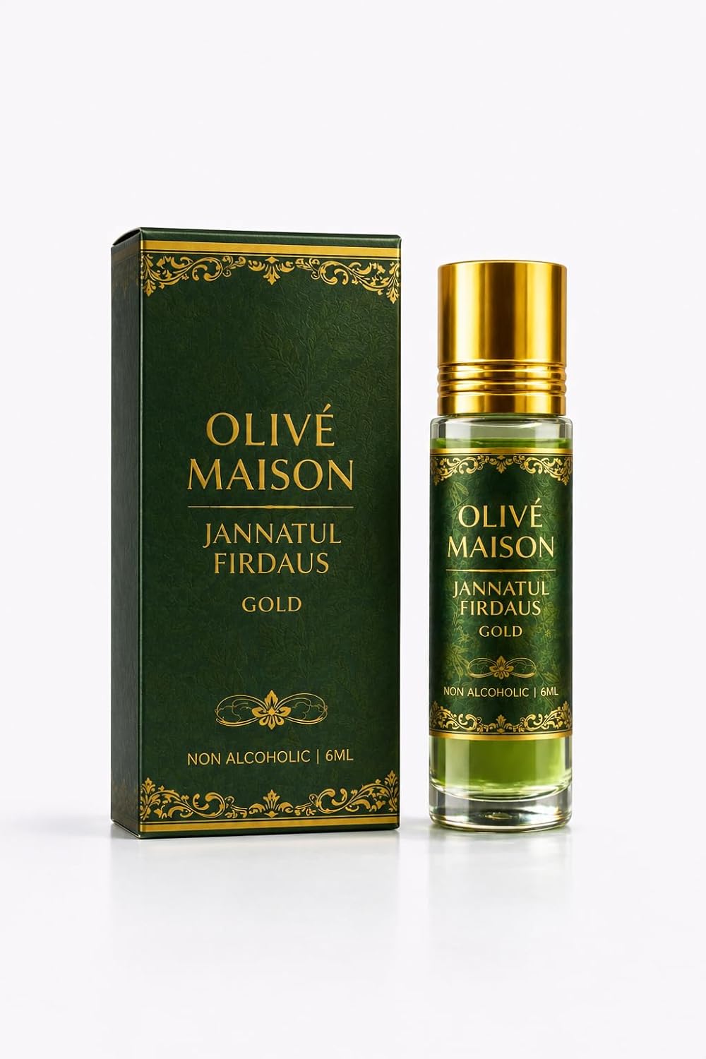 Jannatul Firdaus Attar 6ml Roll On | Strong Long Lasting Perfume Oil | Alcohol-Free Natural Fragrance for Men & Women