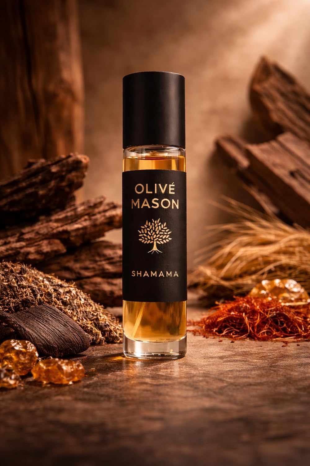 Shamama Attar 6ml Roll On Perfume Oil | Long Lasting Traditional Indian Attar | Alcohol-Free Warm Spicy Herbal Fragrance for Men & Women