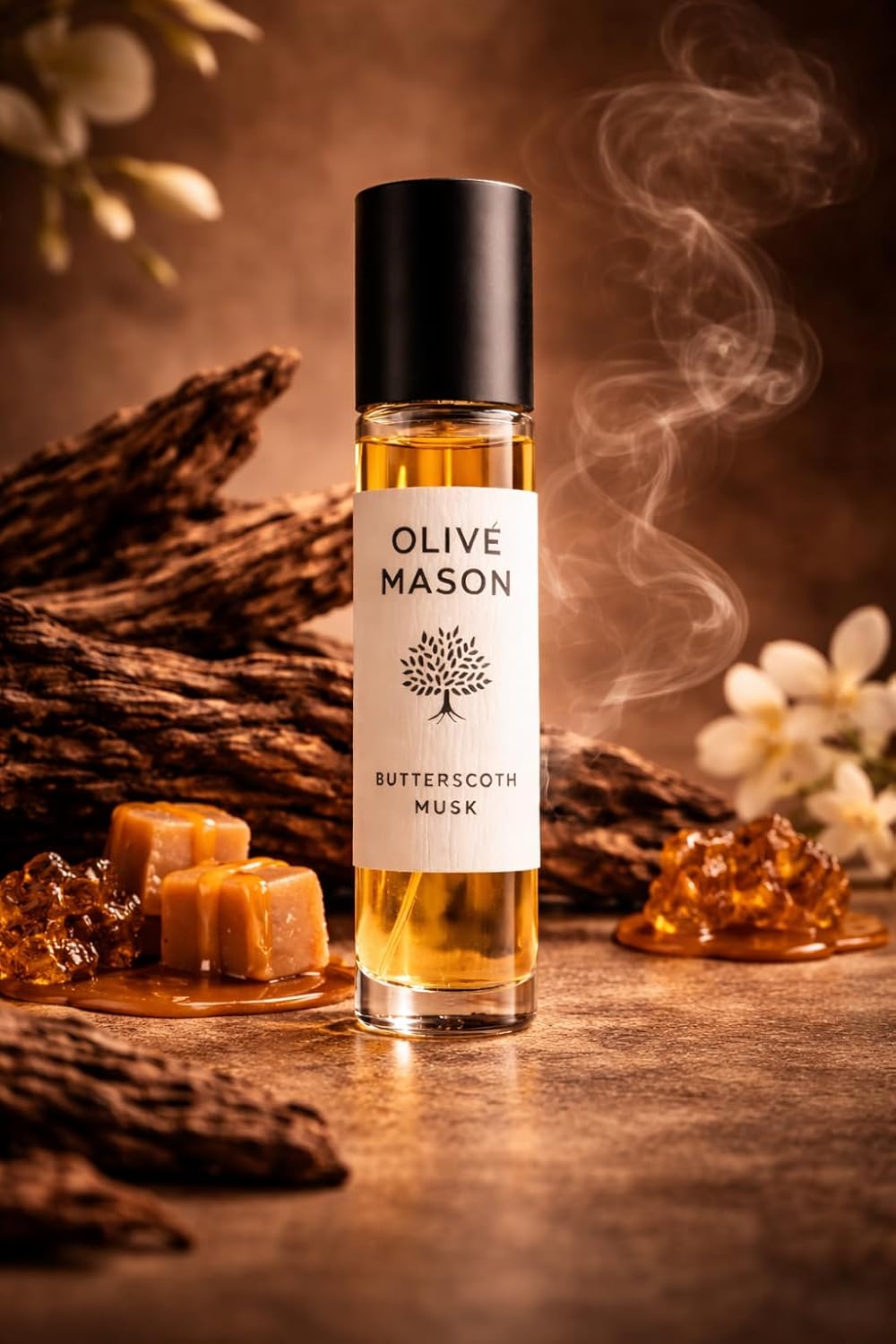 Butterscotch Attar 6ml Roll On Perfume Oil | Long Lasting Sweet Caramel Chocolate Fragrance | Alcohol-Free Premium Gourmand Attar for Men & Women