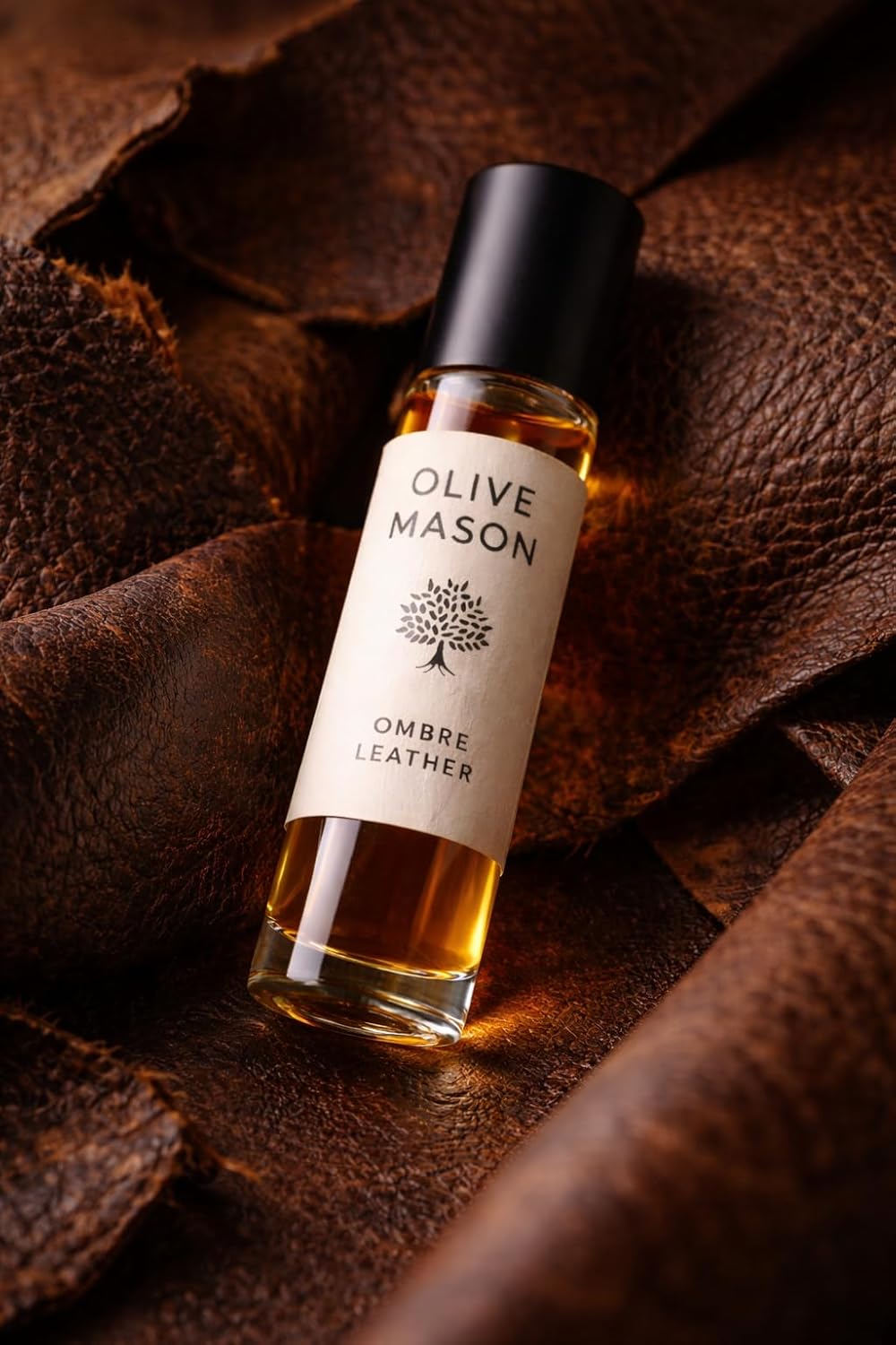 Ombre Leather Attar 6ml Roll On | Long Lasting Alcohol-Free Perfume Oil | Premium Leather Fragrance for Men & Women
