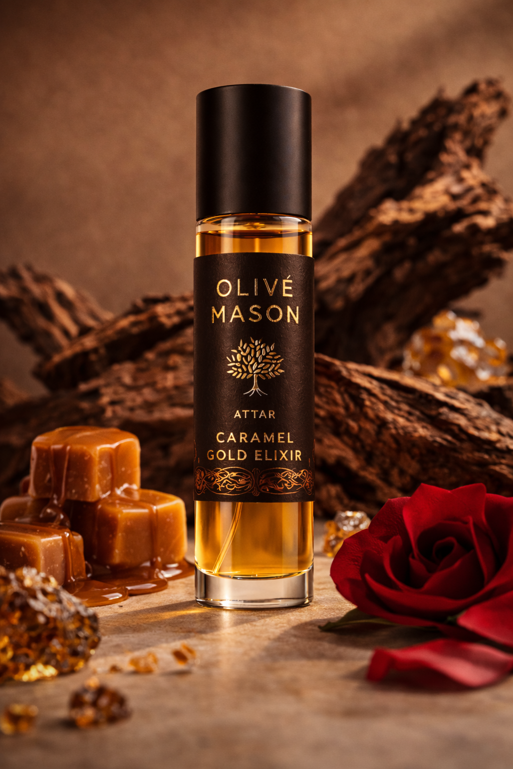 Caramel Gold Attar 6ml Alcohol-Free Premium Fragrance Roll-On
